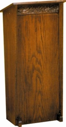 Lectern 5020 Two Interior Shelves 20 W